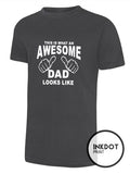 This is what an awesome Dad Looks Like T-Shirt