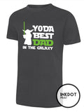Yoda Best Dad in the Galaxy T-Shirt